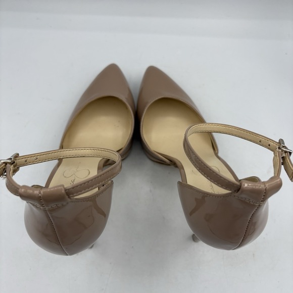Jessica Simpson Heels Womens Size 8.5 Alloura Ultra High Stiletto Beige Ankle St - Picture 5 of 9